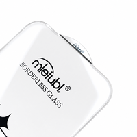 Protection d'écran en verre trempé Mietubl 9H pour iPhone 14 Pro Max, design transparent et sans bordure HD