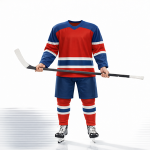 Ensemble de maillots de hockey sur glace pour joueurs professionnels, uniforme d'entraînement d'équipe, design personnalisé, respirant, performance optimale, taille personnalisée - Product Image 1
