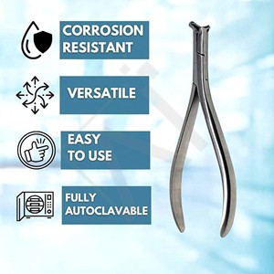 คีมจัดฟัน Accuram Professional Niti Cinch Back Pliers สำหรับจัดฟันด้วยลวดโค้ง ทำจากเหล็กกล้าไร้สนิม ใช้สำหรับถอนฟัน  แบบใช้มือ ได้รับมาตรฐาน CE - Product Image 3