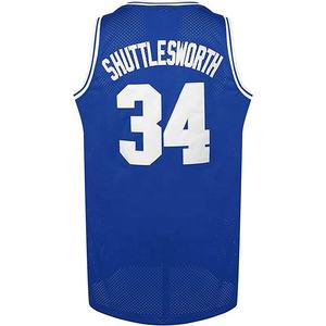 Maillot de basketball personnalisé pour les tournois, sans manches, col en V, tissu résistant, uniforme d'équipe professionnel - Product Image 2