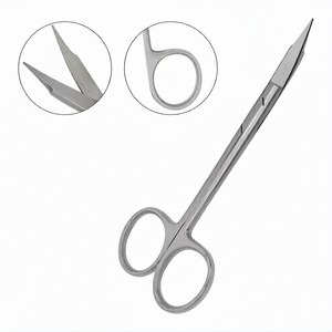 Tijeras Goldman-Fox de 5″ Curvas de Acero Inoxidable, Instrumento Quirúrgico Dental, Herramienta de Corte de Precisión para Uso Profesional - Product Image 2