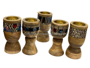 Brûleur de Bakhoor en résine de bois de santal fait à la main support de Oud islamique de qualité supérieure finition époxy Art moderne écologique Design antique pour - Product Image 4