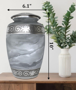 Urnes funéraires modernes en laiton faites à la main pour adultes, décoratives, pour hommes et femmes, prix de gros - Product Image 2