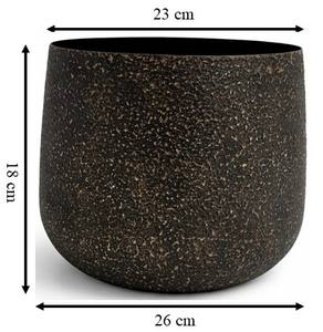 กระถางต้นไม้เหล็กตกแต่ง เหมาะสำหรับตกแต่งห้องนั่งเล่น โต๊ะทำงาน ด้วยดีไซน์ทันสมัยและเคลือบทองเหลืองโบราณ - Product Image 4