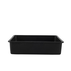 Bandeja cuadrada para hornear pasteles de acero al carbono antiadherente rectangular de acero al carbono a bajo precio personalizada - Product Image 4