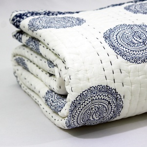 100% coton Kantha couette ensemble de literie bloc à la main imprimé couette couette pour la maison ou l'hôtel chambre décor de noël - Product Image 2