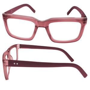 Monturas de gafas rectangulares unisex con decoración de color a la moda y borde completo - Product Image 2