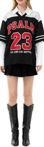 Camiseta Deportiva Personalizada con Cuello en V, Sublimada, de Malla, Holgada, Transpirable, de Secado Rápido, Estilo Urbano - Product Image 4