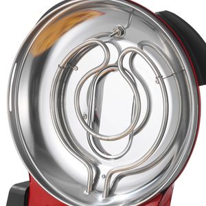 Forno Elettrico per Pizza da 1200W con 12 Modalità di Controllo della Temperatura, Pietra Refrattaria in Cordierite, Visualizzazione della Temperatura a 5 Livelli, 12 Modalità di Cottura - Product Image 6