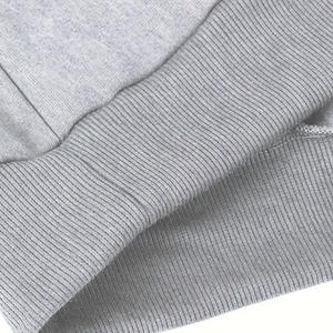 Men's Orange Solid 2 in 1 Loose Fit Half-<b>zip</b> Stand Collar Casual Sportswear Set Winter Wear Breathable Polyester Fabric - Product Image 5