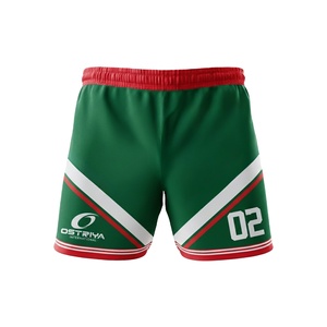 Diseña Tus Propios Pantalones Cortos de Rugby Personalizados en Color para Hombre y Mujer, Pantalones Cortos de Fútbol con Bolsillos, Impresión por Sublimación - Product Image 1