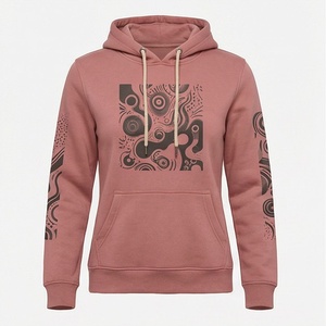 Hoodies pour femmes, confortables, vente en gros, logo personnalisé, vêtements de week-end, coupe oversize, couleur personnalisable - Product Image 1