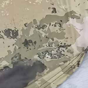 Custom <b>Animal</b> Camo Hunting Shirt for Men Summer Breathable <b>Canvas</b> Embossed Printed Short Sleeve Outdoor Hunting - Product Image 2