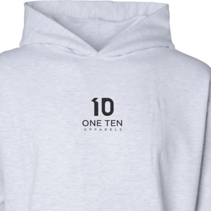 Sweat-shirt à capuche mi-lourd 280 g/m² pour homme, couleur gris chiné, en molleton de coton premium, personnalisable avec logo, OEM ODM, vêtements de sport décontractés - Product Image 3