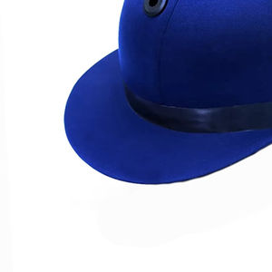 Casco de Polo Personalizado para Montar a Caballo de Forma Segura, Casco de Polo de Sarga de Algodón de Alta Calidad, Disponible en Stock para la Venta - Product Image 5