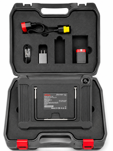 เครื่องมือวินิจฉัยรถยนต์ OBD2 ระดับมืออาชีพ พร้อมจอ LED แสดงผล ตัวเครื่องสีดำทำจากพลาสติก ABS รองรับแรงดันไฟฟ้า 12-24V เชื่อมต่อผ่าน USB ใช้งานได้กับรถยนต์ทั่วไป - Product Image 4