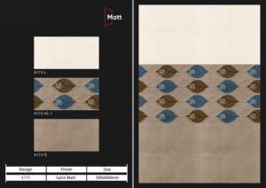 กระเบื้องบุผนังพอร์ซเลนเคลือบน้ำตาลพรีเมียม ขนาด 300x600 มม. ให้สัมผัสผิวเรียบเนียนแบบเม็ดละเอียด และความกลมกลืนกับภาพที่ทันสมัย - Product Image 4