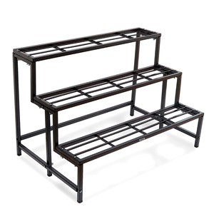 Support de plantes en métal à 4/5 niveaux, porte-pots de fleurs autoportant, design italien de luxe pour une utilisation en intérieur et en extérieur, maison, jardin et balcon - Product Image 1