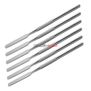 Espátulas para cemento dental, juego de 6 piezas, instrumentos de mezcla de acero inoxidable para laboratorio dental, cemento compuesto de ortodoncia, alginato y cera - Product Image 1