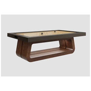 Table de hockey sur air Takamaka Designer, table de jeu d'arcade avec cadre en bois courbé - Product Image 3