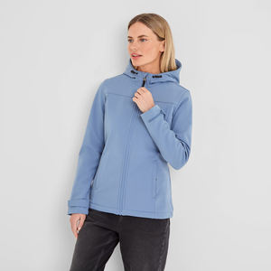 Chaquetas Impermeables de Softshell para Mujer, Chaqueta Bomber Reversible con Cremallera, Chaqueta Formal con Capucha, Chaqueta de Softshell de Nailon para Primavera e Invierno - Product Image 1