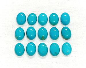 Cabujones de turquesa AAA Arizona de forma ovalada 9*7 mm 8*6 mm 7*5 mm 6*4 mm, piedra preciosa natural para la fabricación de joyas a precio de mayorista. - Product Image 3