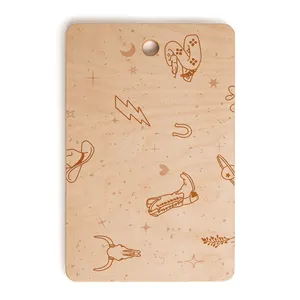 Snake Design Modern Luxury Enamel Marble Wooden Eco-Friendly Printed Chopping Board with <b>Sticker</b> Rectangle Shape at Best Price - Product Image 1