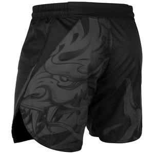 Shorts MMA personnalisés 100% polyester légers, respirants, à séchage rapide, extensibles, antibactériens, pour l'entraînement sportif et la remise en forme - Product Image 2