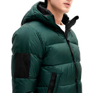 High Quality Winter <b>Long</b> Sleeve Puffer <b>Men</b> <b>Jacket</b> With Customized logo Printed Wholesale Puffer <b>Jacket</b> - Product Image 1
