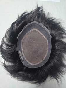Taz Hair BD - Cabello Virgen Remy Indio para Hombre, para Peluca con Frente de Encaje y Base de PU, con Opciones de Densidad del 90% al 150% - Product Image 6