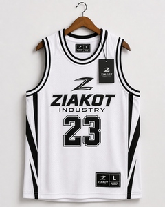 Venta al por Mayor Directa de la Industria, Jersey de Baloncesto Auténtico Personalizado con Rayas Blancas y Doradas, el Más Vendido - Product Image 5