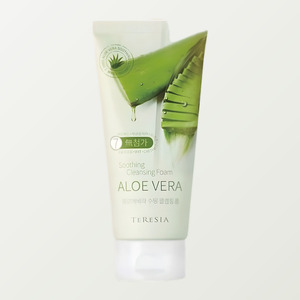 Espuma limpiadora calmante con aloe vera Tersia de K-Beauty para el cuidado de la piel coreana, 150g, limpiador facial hecho en Corea, unisex - Product Image 2