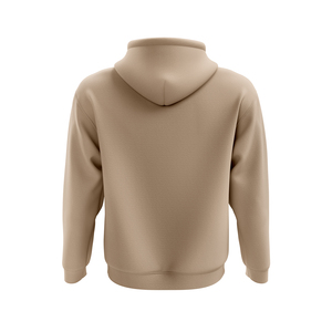 Sweat à capuche décontracté pour homme 100 % polyester épais, coupe droite à épaules tombantes, avec cordon de serrage, brodé, vente en gros ODM - Product Image 2