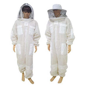 Uniforme de Apicultura de Alta Visibilidad y Protección Completa, Poliéster de Alta Calidad, Transpirable, Impermeable, Antibacteriano, con Detección de Agujas - Product Image 3