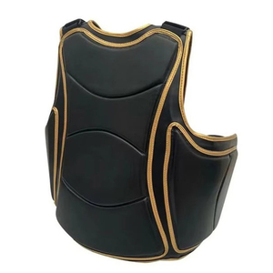Protège-poitrine en cuir véritable de haute qualité pour la boxe, le kickboxing, les arts martiaux, le Muay Thai et l'entraînement MMA - Product Image 4