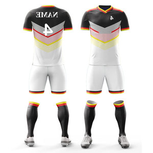 Camiseta de Fútbol con Pantalones Cortos, Uniforme de Fútbol con Logotipo Personalizado, Ropa de Práctica, Nombre del Equipo, Números, Conjuntos de Uniformes de Fútbol Antibacterianos - Product Image 1