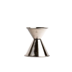 Recién llegado de acero inoxidable 1 oz Bartender Cocktail Jigger Matte & Silver Finished Peg Maker Artículo para exportación - Product Image 1