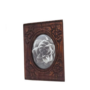 Cadre photo en bois de manguier massif de qualité supérieure, fait main, pour table, décoration élégante, rustique et moderne pour la maison, le bureau ou le salon - Product Image 6