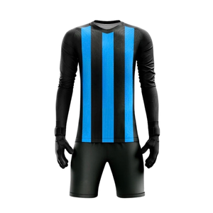 Short de gardien de but Parallel Bar pour homme, col rond, manches longues, taille élastique, respirant, séchage rapide, polyester, football - Product Image 1