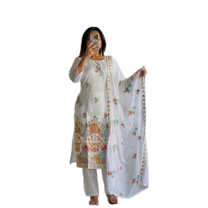 Conjunto de ropa de fiesta para mujer de diseñador Dupatta - Product Image 1