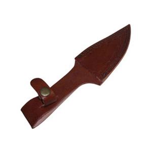 Couteau de cuisine professionnel médiéval en acier à haute teneur en carbone forgé avec fourreau en cuir de peau de vache finition damas - Product Image 3