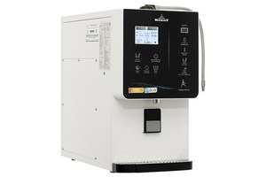 Machine à eau alcaline électrique certifiée CE ROBOT, 5 plaques, pH 4.5-10.5, chauffage intelligent chaud/froid, fonctionnement en anglais, usage commercial - Product Image 3