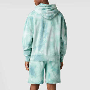 OEM Men's Pullover Hoodie Custom Slick <b>Screen</b> Print Stylish Printed Street Wear Fleece Regular Fit Distressed Winter Hoodie - Product Image 2