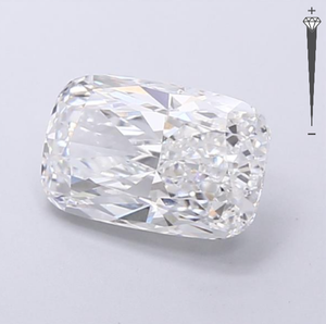 Diamante Sintético Certificado por IGI de 2.92 CT, Corte Alargado Tipo Cojín, Color E, Claridad VVS1, Cultivado en Laboratorio, CVD LG 742543846, Joyería ROYAL GEMS - Product Image 2