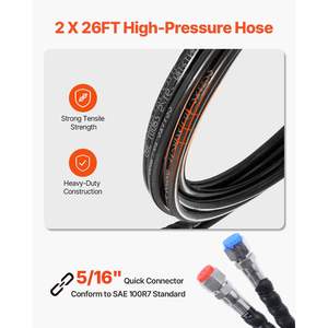 Kit de Dirección Hidráulica Fuera de Borda de 150 HP, Sistema Hidráulico Marino para Embarcaciones de un Solo Motor, Volante de 13.5 Pulgadas, Bomba de Timón - Product Image 5