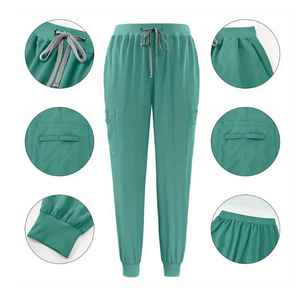 High Density Polyester <b>Scrub</b> <b>Top</b> Fade Resistant Vibrant Colors Long Lasting Quality Hospital Uniform For Men - Product Image 4