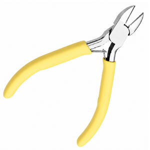 Mini Flush Cutter Pliers Yellow Handle Jewelry Wire Cutting <b>Tool</b> Precision Diagonal Snips Lightweight Durable Steel Cutter - Product Image 2