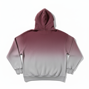 Custom Sun Faded Hoodie Heavyweight 100% Cotton Oversized Vintage Acid Wash Distressed Fleece Pullover Streetwear Men - Product Image 2