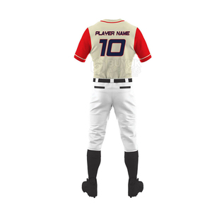 Ce maillot de baseball 100 % polyester provenant d'une usine OEM comprend un service professionnel et un logo personnalisé pour les ventes en gros. - Product Image 2
