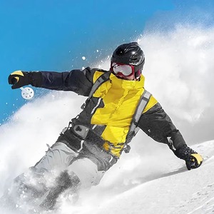 Mitaines d'hiver pour hommes et femmes en cuir de chèvre noir, compatibles écran tactile, respirantes, longues, toutes saisons, pour le voyage, fabriquées au Pakistan - Product Image 5